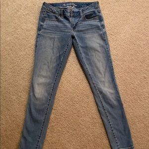 American Eagle Medium Wash Skinny Jeans